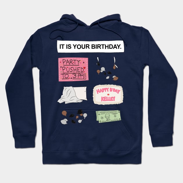 Kelly's Birthday Hoodie by whos-morris